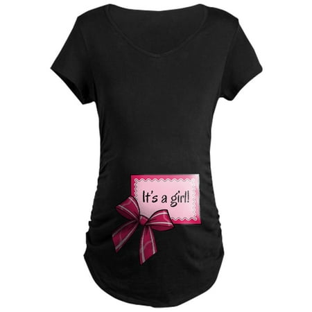 

CafePress - Its A Girl! Maternity T Shirt - Maternity Dark T-Shirt