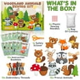 thumbnail image 2 of Dezzy's Workshop Sewing Kit for Kids - Woodland Animals Kids Sewing Kit - Make Your Own Stuffed Animal Kit - Felt Stitch Art and Craft Toys for Boys and Girls - Childrens DIY Crafting and Sewing, 2 of 8