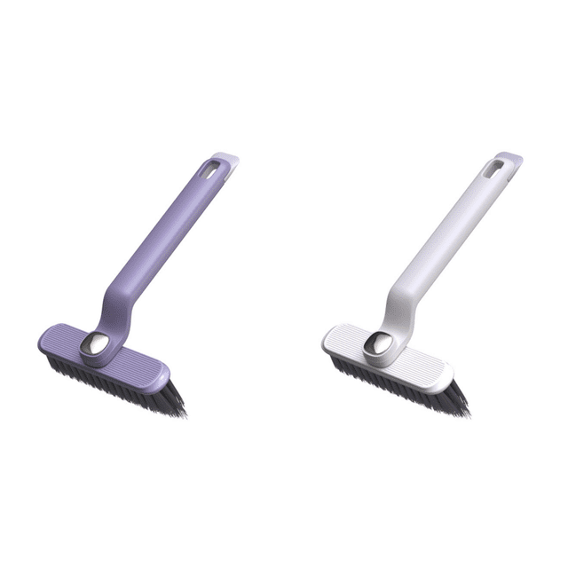 Cepillo Giratorio para Limpieza Grietas Cerdas Duras Espacios () Morado