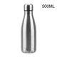 thumbnail image 1 of Botella de agua de pared simple para viajes al aire libre, bebidas deportivas, 350 ml, 500 ml, 750 ml y 1000 ml, de acero inoxidable, 500 ml., 1 of 6