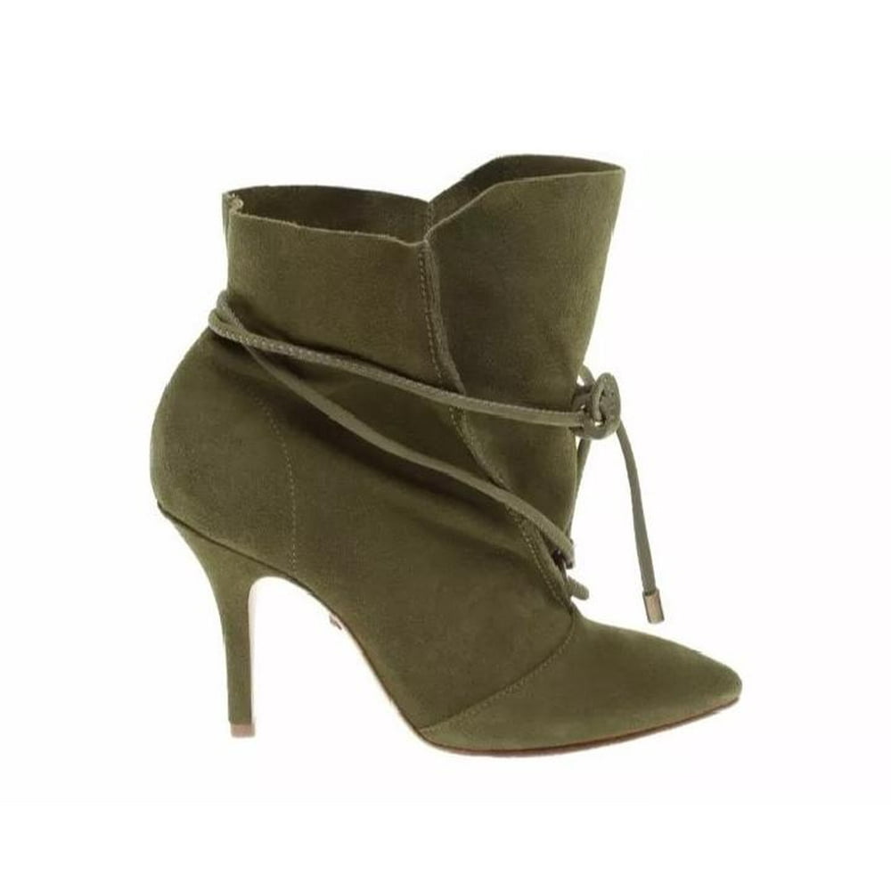 schutz green heels