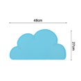 thumbnail image 2 of Siliconetable Placemats Food Grade Mats For Kids Baby Toldder Eating Table Mat Lightweight Portable, 2 of 5