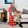thumbnail image 4 of NHL Calgary Flames Hooded Throw Blanket, 50" x 70", 4 of 7