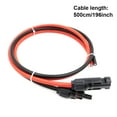 thumbnail image 4 of ruzhgo Pack of 2 Solar Panel Extension Cable Extender 10AWG/6mm² Double Layer Insulative Flame Retardant Copper Wire Replacement  5M, 4 of 9