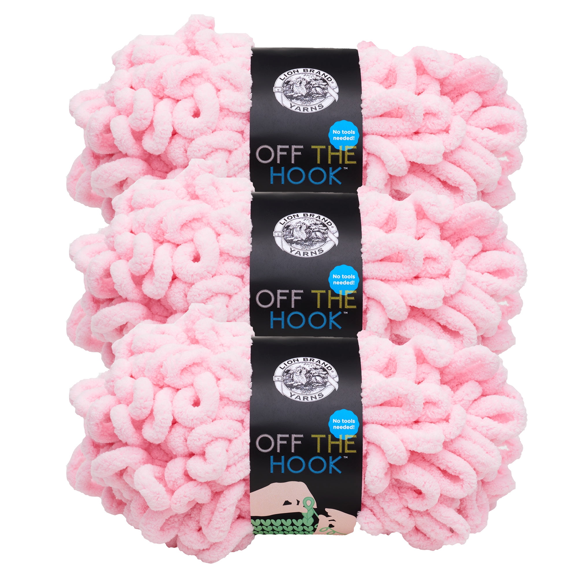 Lion Brand Off the Hook Secret Princess 3 Pack Loop Yarn