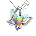 thumbnail image 2 of Odeerbi Crystal Rhinestone Butterfly Pendant Necklace Exquisite Dreamy Gorgeous Butterfly Necklace Birthday Anniversary Jewelry Gift for Women, 2 of 3