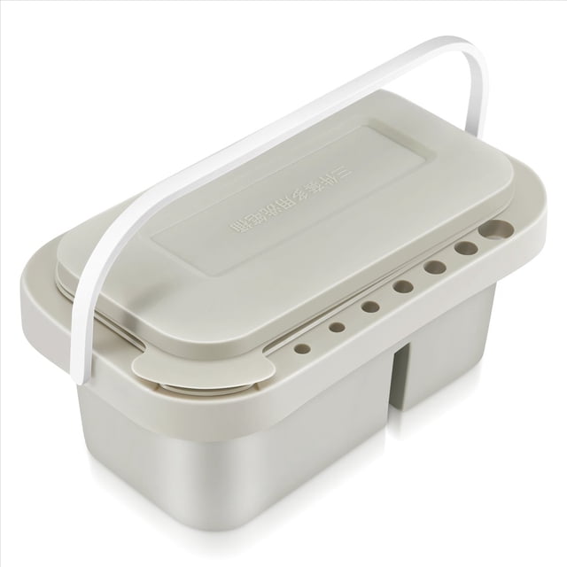Cubo de Lavado Cepillos Lavabo Cepillo Pintura Usos MúLtiples con Soporte Arte Suministros Herramienta