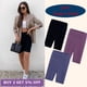 thumbnail image 2 of Pantalones cortos de motorista sin costuras para mujer, pantalones cortos de ciclismo negros a la altura de la rodilla, informales, de cintura alta, a la moda, para verano Tan Jianjun  unisex, 2 of 2