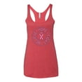 thumbnail image 2 of Believe Hope Awareness Tri-Blend Racerback Tank Top, Vintage Red, Medium, 2 of 3