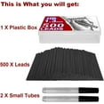 thumbnail image 2 of shiyou-Tikpen 500 X 1.3mm HB Mechanical Pencil Refill Plastic Automatic Pencil Lead Black, 2 of 4