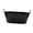 Black, variant on simhoa Galvanized Oval Beverage Tub with Carry Handles Storage Container Ice Bucket White