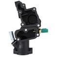thumbnail image 1 of Thermostat, Black Perfect Match Thermostat Housing With Sensor 9654775080 Temp Control  For Auto, 1 of 8