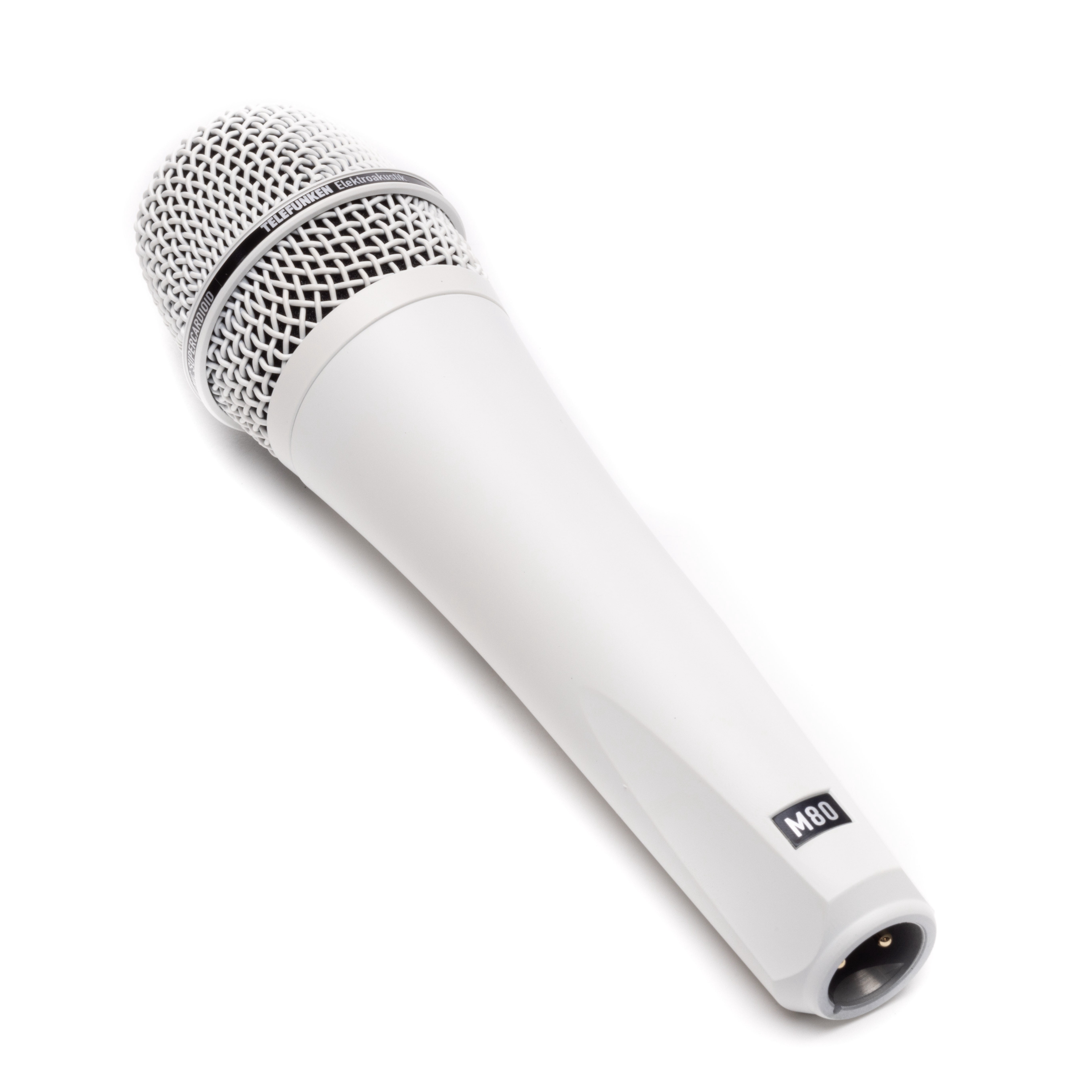 Telefunken USA Custom Shop M80 Dynamic Handheld Microphone White