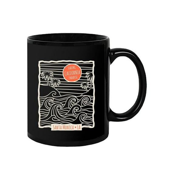 Surfing In California Paradise Mug Unisex's -Image by Shutterstock
