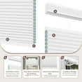 thumbnail image 3 of Allesin Top Down Bottom Up Cellular Shades,Blackout Blinds Noise Reduction, Cordless Cellular Shades Room Darkening Honeycomb Blinds, Light Filtering (White,34"x60"), 3 of 9