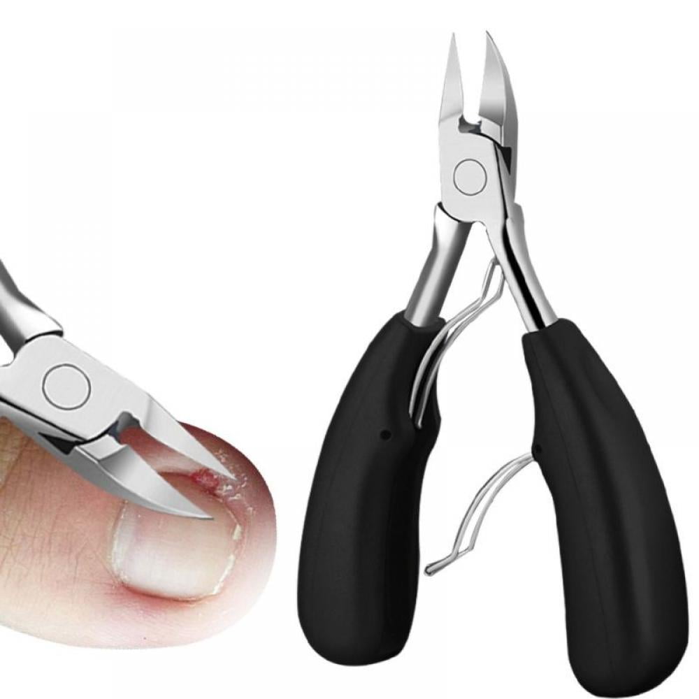 Large Heavy Duty Toe Nail Clipper For Thick Toenails, Manicure & Pedicure,  Double Barrel Spring. Super Sharp Trimmer Curved Stainless Steel 20mm Blade