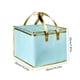 thumbnail image 3 of Bolsa Isotérmica Portátil, Nevera Portátil, Porta Alimentos Térmicos Para Picnics, Viajes Y Playa, Forro De Aluminio, Cremallera Impermeable, Diseño Plegable Para Fácil Almacenamiento, 3 of 6