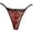 Red, variant on Lace Thongs for Women with Strap,Sexy Underwear,Seamless G-string,Breathable Panties(Red,One Size)