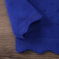 thumbnail image 5 of Tiijoy Newborn Girls Lace Knitted Cardigan Fall Long Sleeve Button Front Sweater, Blue, 5 of 5