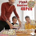 thumbnail image 3 of 40-Piece Pizza-themed Dessert and Birthday Napkins Celebrating Love for Pizza and Pizza Moments, 3 of 5