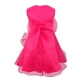 thumbnail image 3 of YiZYiF Infant Baby Girls Sleeveless Birthday Party Dress Satin Top Bodice Organza Tutu Dresses, 3 of 6