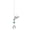 A, variant on XMMSWDLA Retirement Party Decorations Transparent Hummingbird Crystal Pendant for Outdoor Garden Decoration Girl Birthday Decorations