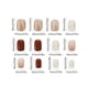 thumbnail image 3 of Uñas postizas cortas y medianas con 24 tabletas de uñas postizas con estampado. Destaca entre la multitud. Set de uñas adhesivas para mujer. Pegamento para uñas postizas de 1 ml., 3 of 9