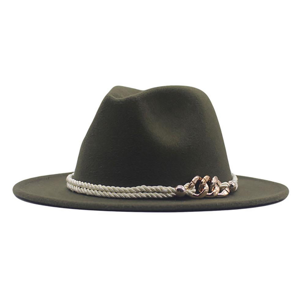 Christmas Fedoras Hats Jazz Cap for Men Women Solid Color Wide Brim Ribbon Bow Flat-Top Soft Hat Panama Hat