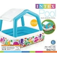 thumbnail image 6 of Intex 5.12ft x 5.12ft x 48in Inflatable Ocean Kids Pool with Canopy (3 Pack), 6 of 6