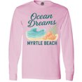thumbnail image 3 of Inktastic Ocean Dreams Myrtle Beach Seashell Wave Long Sleeve T-Shirt, 3 of 5