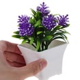 thumbnail image 5 of BESTYASH 5Pcs Artificial Plant Flower Bonsai Decoration for Living Room Desktop Assorted Color, 5 of 6