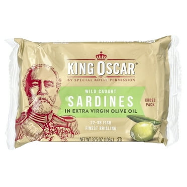 King Oscar Wild Caught Sardines In Extra Virgin Olive Oil, 3.75 oz (106 g)