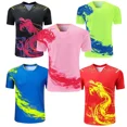 thumbnail image 2 of 2024 Última camiseta de tenis de China Dragon para hombres y mujeres, pantalones cortos de ping pong para niños, camiseta de bádminton, camisetas de tenis de mesa, camisetas de tenis de mesa, 2 of 5