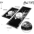 thumbnail image 3 of Kitchen Rugs Skull Kitchen Mats for Floor, Anti Fatigue Mats for Kitchen Floor Mat Cushioned, Dancing Lovers Kitchen Mat 2 Piece, Black and White Mats Non Skid Waterproof, 3 of 5