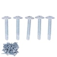thumbnail image 3 of Tornillo Autoperforante de Cabeza Redonda, Tornillos de Perforación de 4,2 X 25 Mm, 50 Piezas de Amplia Aplicación para Instalación en el Hogar(Cola de taladro con arandela de cabeza redonda), 3 of 8