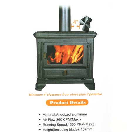 Fireplace Thermodynamic Four Blade Blower Walmart Canada