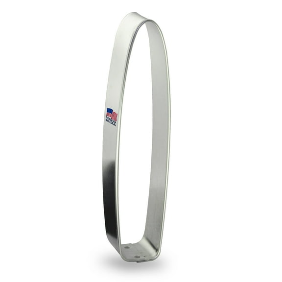 Foose Brand Cigar Cookie Cutter 4.75 in by 1 in, Tin Plate Steel