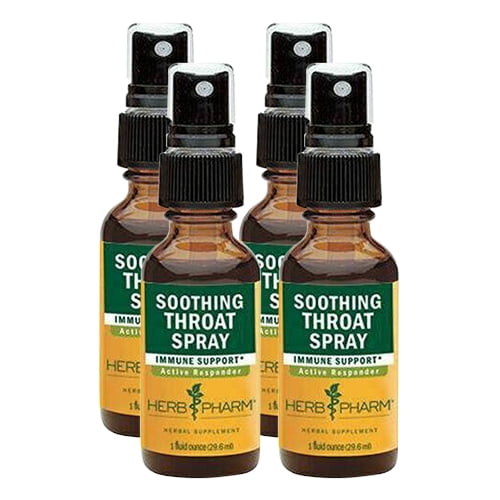 Herb Pharm Throat Spray Soothing 1 Fz ( 4 Pack )