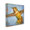 thumbnail image 4 of Stupell Industries Hummingbird on Blue Animals & Insects Painting Gallery Wrapped Canvas Print Wall Art, 36 x 36, 4 of 8