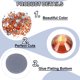 thumbnail image 4 of 1450 Pcs Strass Hotfix Gemas de Cristal de Vidrio (Conjunto SS6-SS30, Naranja), 4 of 6