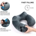 thumbnail image 2 of Almohada inflable para el cuello, almohada para la siesta, almohada en forma de U ER, 2 of 3