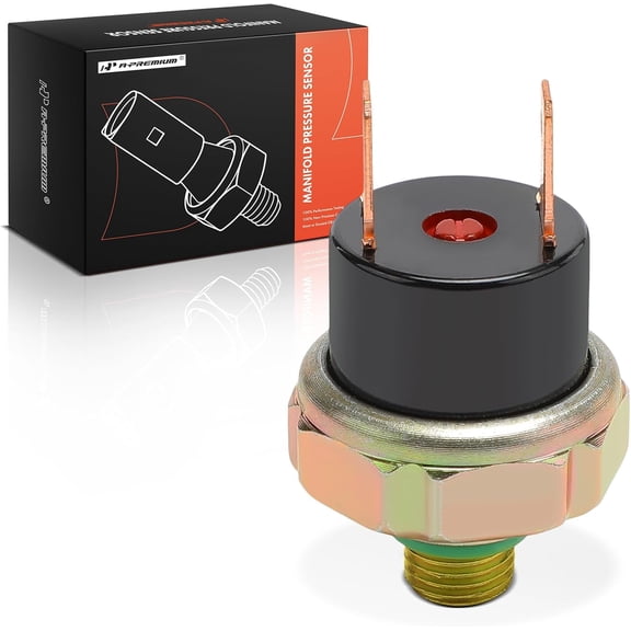 A-Premium HVAC Pressure Switch [2 Pins] Compatible with Toyota Camry, Corolla, 4Runner, Land Cruiser, Celica, MR2, Pickup, Supra, Tercel, Van & Honda Civic, Accord, Prelude & Isuzu Amigo, Pickup