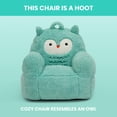 thumbnail image 3 of Silla Delta Children Owl Cozee Buddy, color verde azulado, para niños pequeños a partir de 2 años, 3 of 9