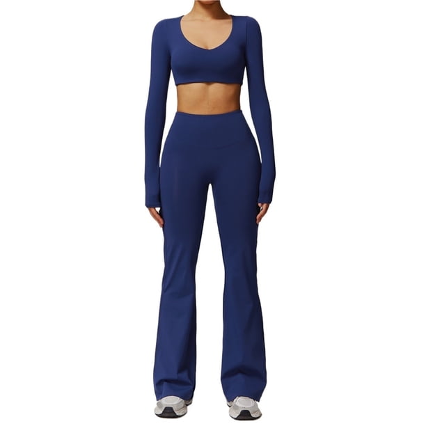 Conjuntos de entrenamiento for mujer, 2 piezas, sujetador deportivo, camiseta sin mangas, polainas de cintura alta, gimnasio, Yoga, ropa activa, Top de entrenamiento for mujer