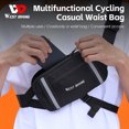 thumbnail image 3 of WEST BIKING Sac Banane Polyvalent pour la Course - Sac Bandoulière Extérieur Multifonction pour le Cyclisme, la Randonnée et les Sports - Support de Téléphone Compact de Couleur Orange, 3 of 6