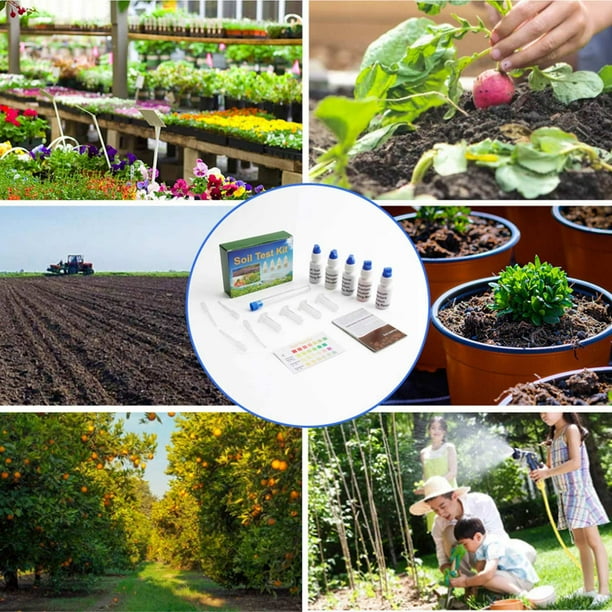 Ganfancp Kit de Solución de Prueba, Prueba de Plástico Líquido Ph Nitrógeno Fósforo Potasio Medición Kit de Prueba para El Hogar Granja Agricultura Jardinería.50Ml Ofertas Del Día Sólo En Línea 1X Ki