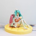 thumbnail image 4 of 2023 Anime nuevo Hatsune Miku lindo Kawaii cantante Virtual Miku chica sentada base grande PVC figura de acción juguete de modelos coleccionables, 4 of 4