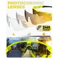 thumbnail image 6 of VICTGOAL Photochromic Cycling Glasses for Men Women, Clear Bike Glasses with UV400 Protection, Sports Running Sunglasses Goggles, 6 of 8