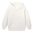 thumbnail image 5 of Gerichy Toddler Girls Boys Hoodie Sweatshirt Kids Solid Color Long Sleeve Pullover Tops with Pocket 3T-14T, 5 of 6