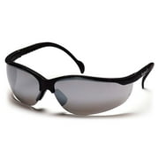 Black Frame/Silver Mirror Lens